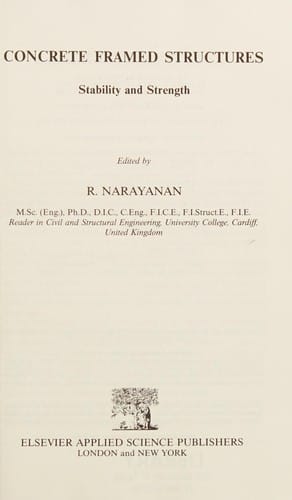 Concrete framed structures