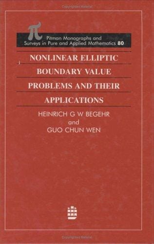Nonlinear elliptic boundary value problems and their applications
