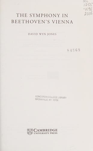 SYMPHONY IN BEETHOVEN'S VIENNA