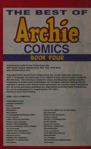 The best of Archie comics