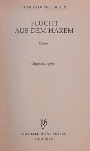 Flucht aus dem Harem