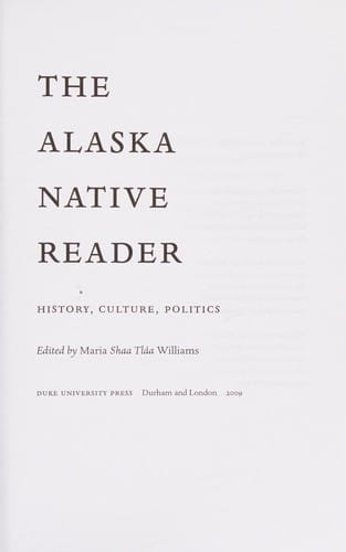 The Alaska native reader