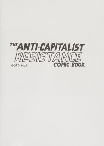 The anti-capitalist resistance comic book