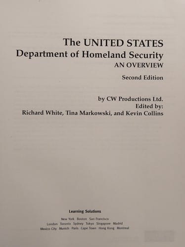 The United States Department of Homeland Security
