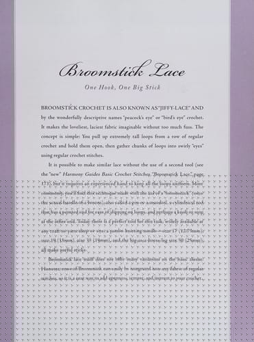 Crochet lace innovations