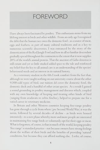 Diseases of free-range poultry