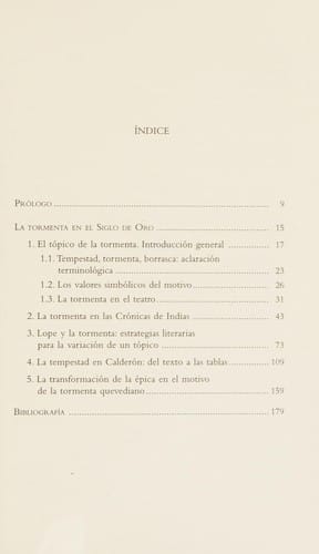 La tormenta en el Siglo de Oro: variaciones funcionales de un topico
