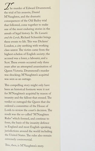 The lunatic and the lords