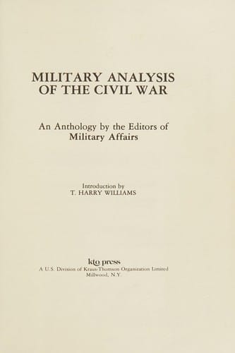Military analysis of the Civil War