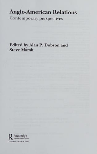 Anglo-American relations