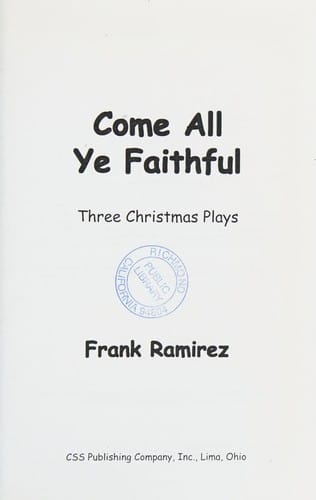 Come all ye faithful