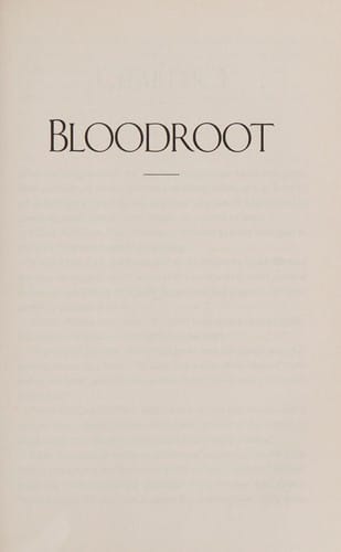 Bloodroot