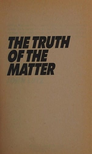 The Truth of the Matter