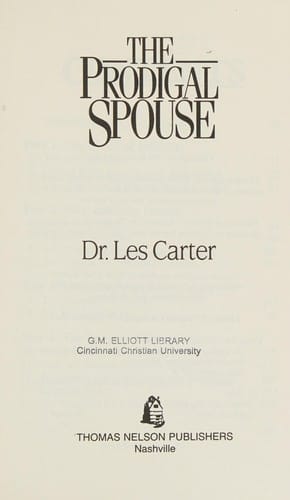 The prodigal spouse