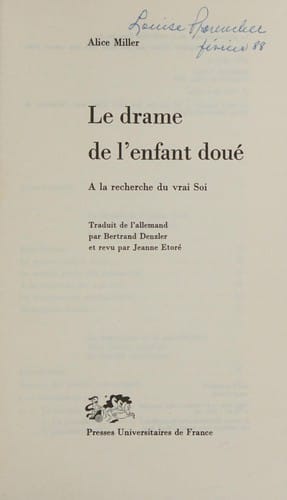 Le drame de l'enfant doué