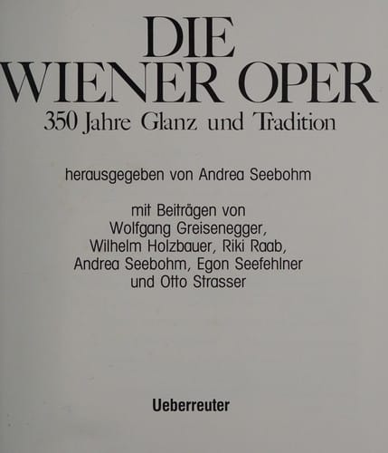 Die Wiener Oper