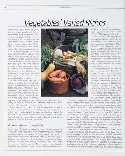 Fresh ways with vegetables