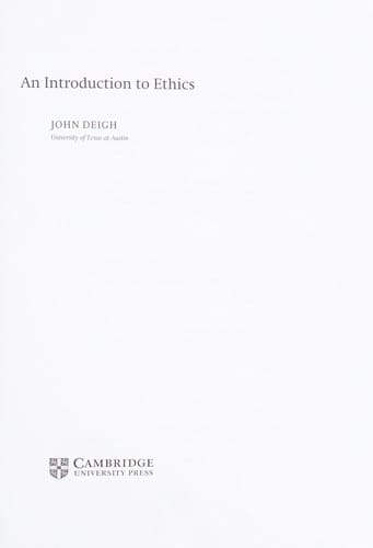 An introduction to ethics