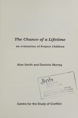 The chance of a lifetime