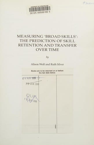 Measuring 'broad skills'