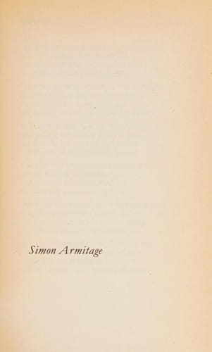 Simon Armitage, Sean O'Brien, Tony Harrison