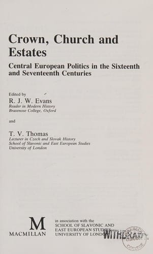 Crown, Church and estates