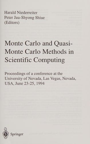 Monte Carlo and quasi-Monte Carlo methods in scientific computing