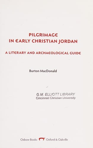 Pilgrimage in early Christian Jordan
