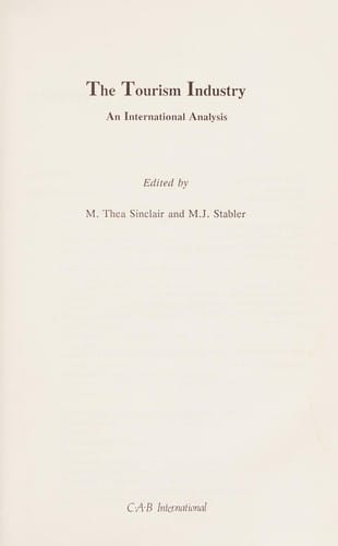 The Tourism industry