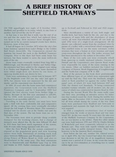 A Nostalgic Look at Sheffield Trams Since 1950 (Towns and Cities)