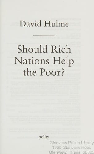 Should rich nations help the poor?