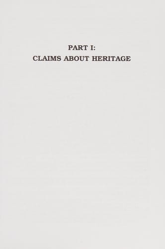 IDEA OF CULTURAL HERITAGE