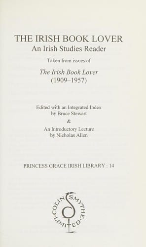 The Irish book lover