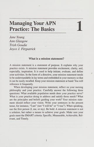 Managing your practice