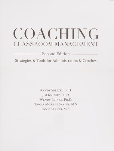 Coaching classroom management