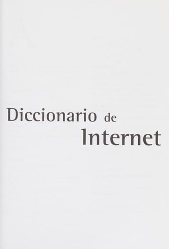 Diccionario de internet