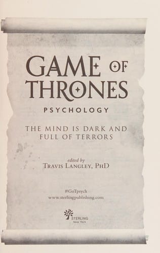 Game of Thrones psychology