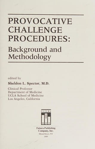 Provocative challenge procedures
