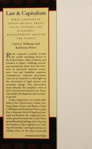 Law and capitalism