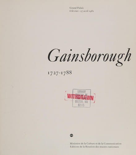 Gainsborough, 1727-1788
