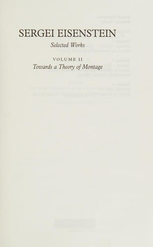 Sergei Eisenstein, selected works