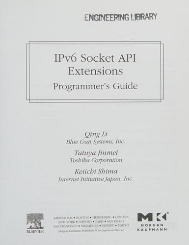 IPv6 socket API extensions