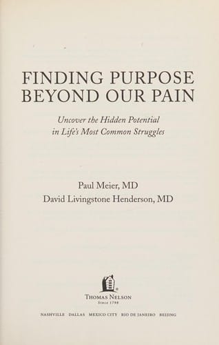 Finding purpose beyond our pain