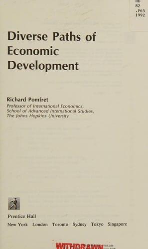 Diverse paths of economic development