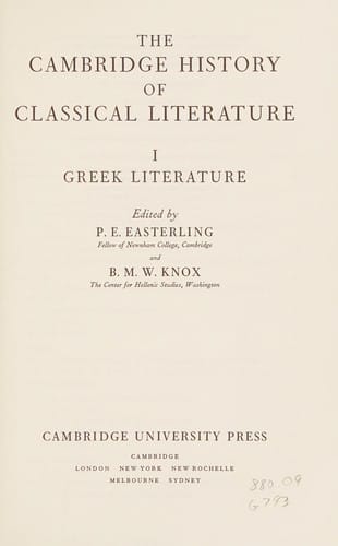 Greek literature