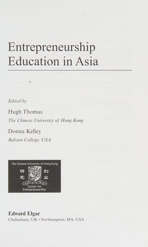 Entrepreneurship education in Asia