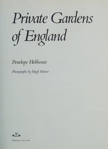 Private gardens of England