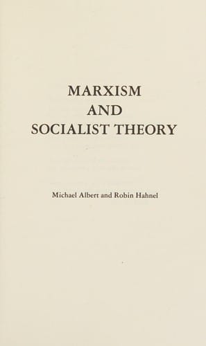 Marxism and socialist theory