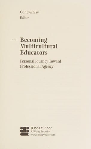 Becoming multicultural educators
