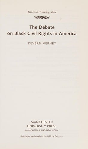 DEBATE ON BLACK CIVIL RIGHTS IN AMERICA